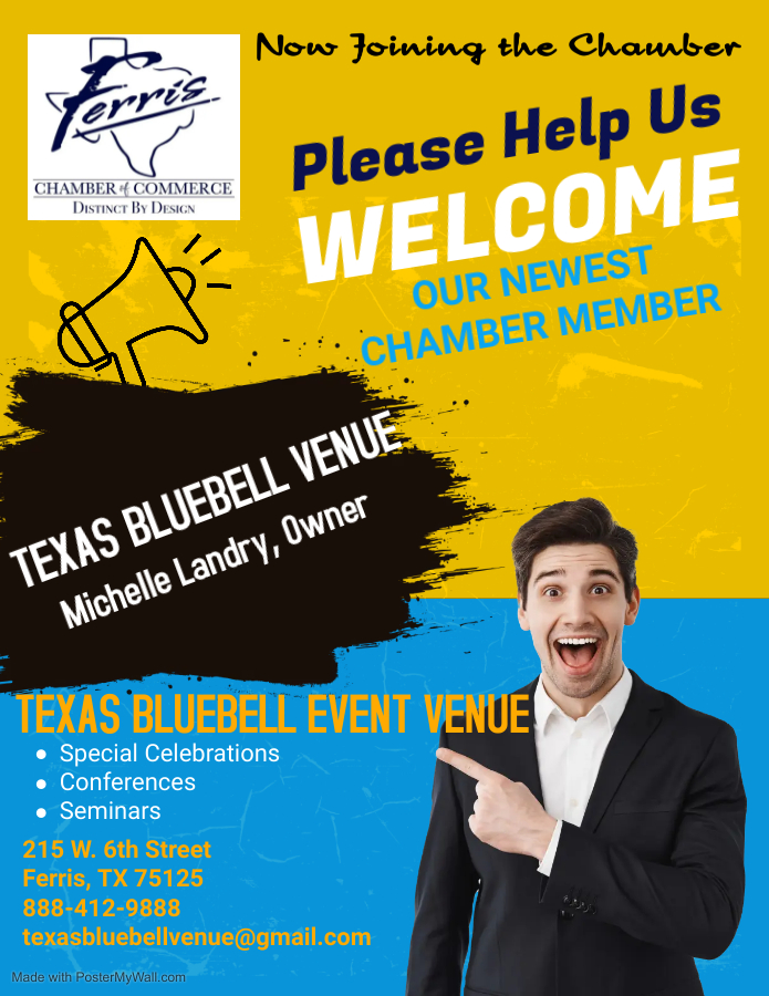 Please Welcome Texas Blue Bell Event Venue