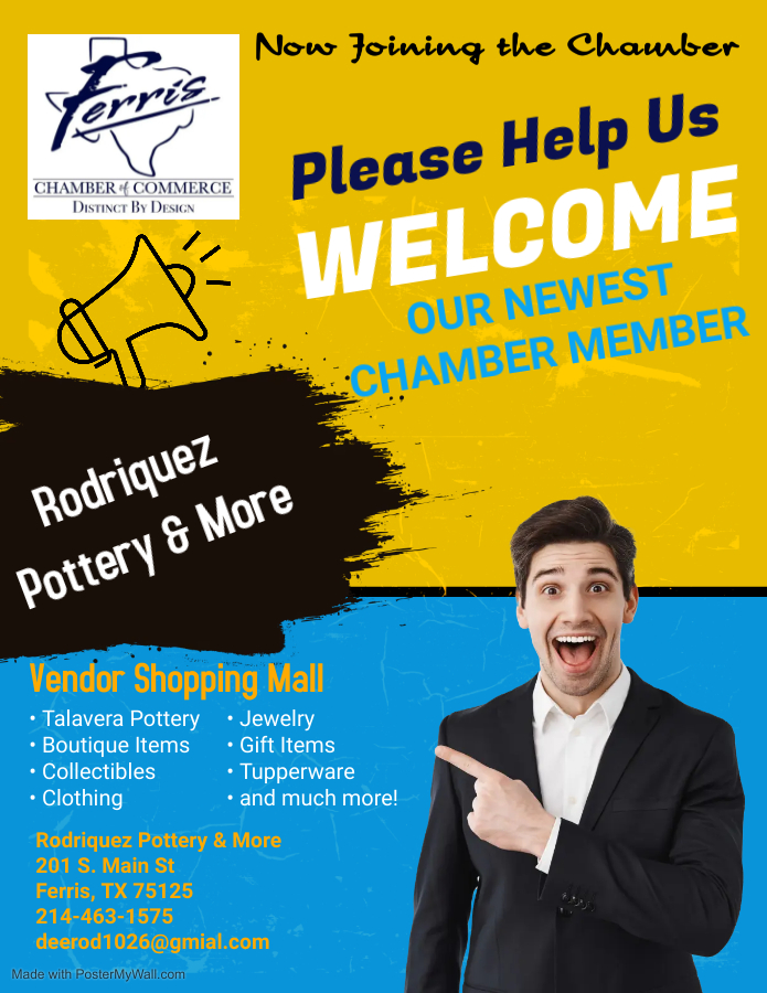 Please Welcome Rodriguez Pottery & More