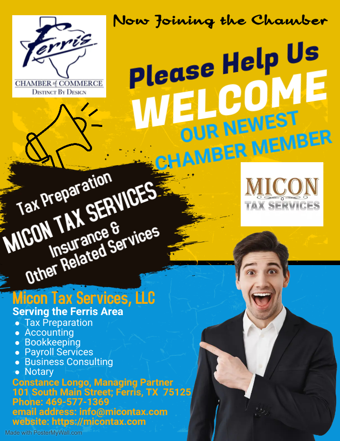 Please Welcome Micon Tax Services